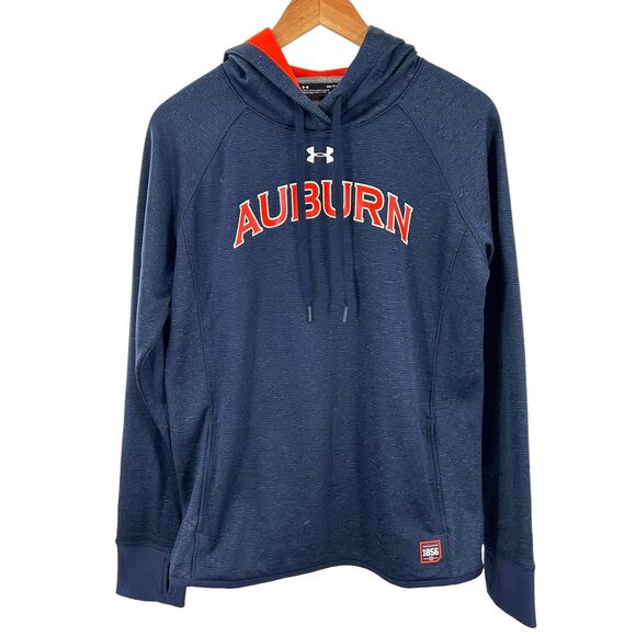 Auburn Under Armour Womens COLDGEAR‎ Blue Size Small Sweatshirt - Picture 1 of 11